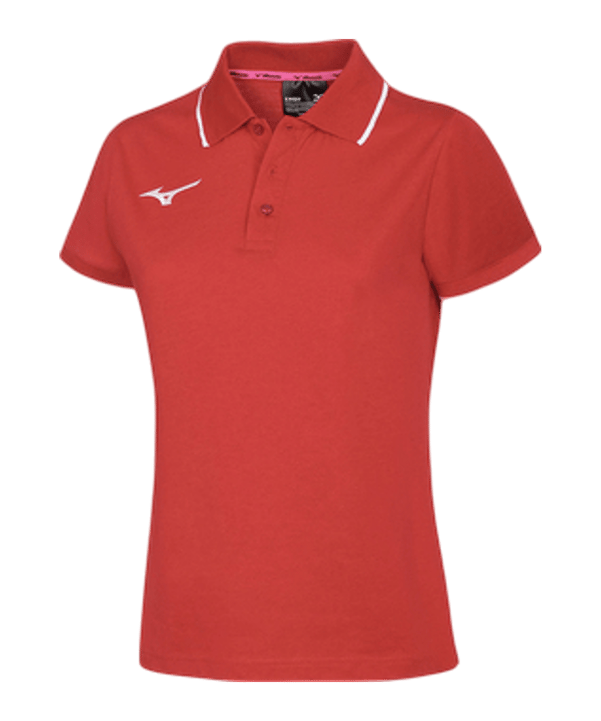 Mizuno Polo Damen Rot F062 - rot