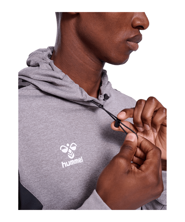 Hummel hmlAuthentic Poly Hoody Grau F2006 - grau