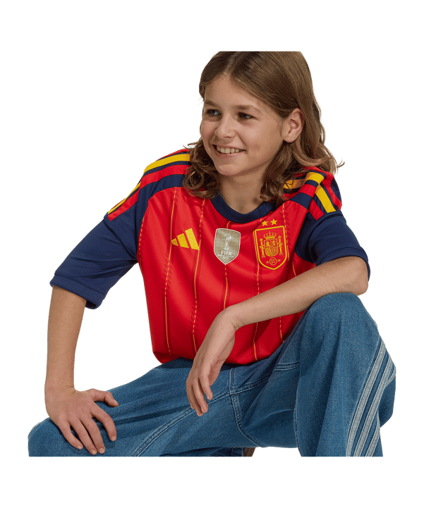 adidas RFEF Spanien Winner Trikot Home 2026 Kids Rot