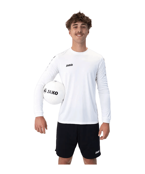 JAKO Team Shirt met lange mouwen Kids Wit K4333 - wit