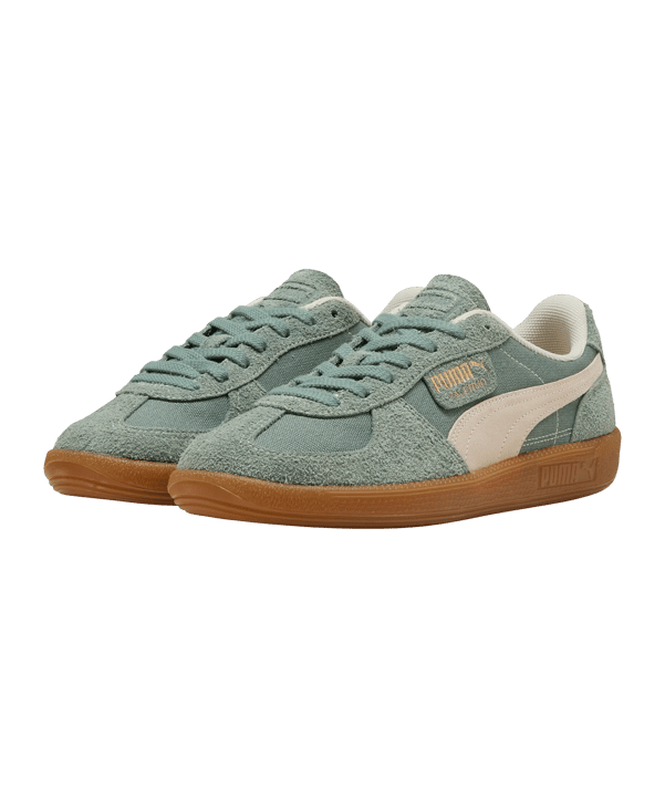PUMA Palermo Vintage Sneaker Grün F12 - gruen