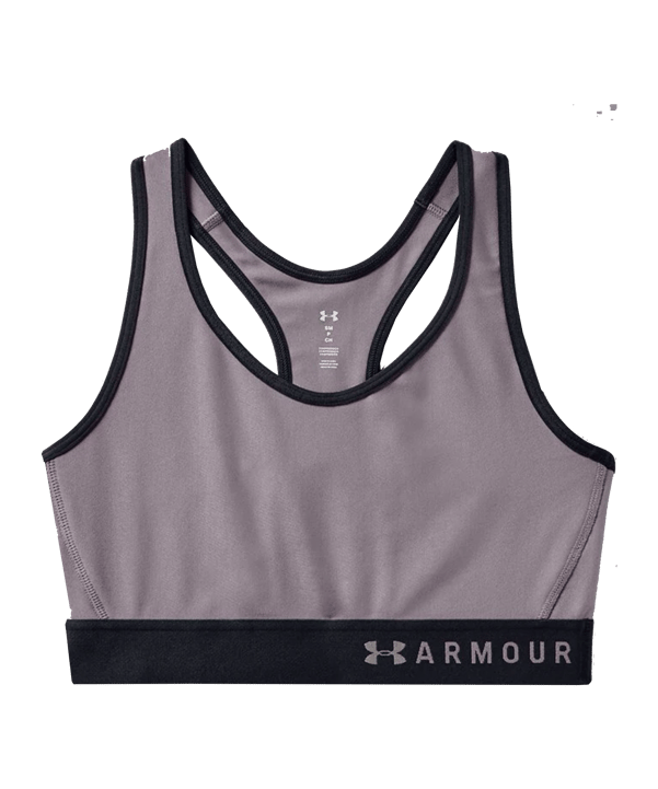 Under Armour Mid Keyhole Sport-BH Damen Lila F585 - lila