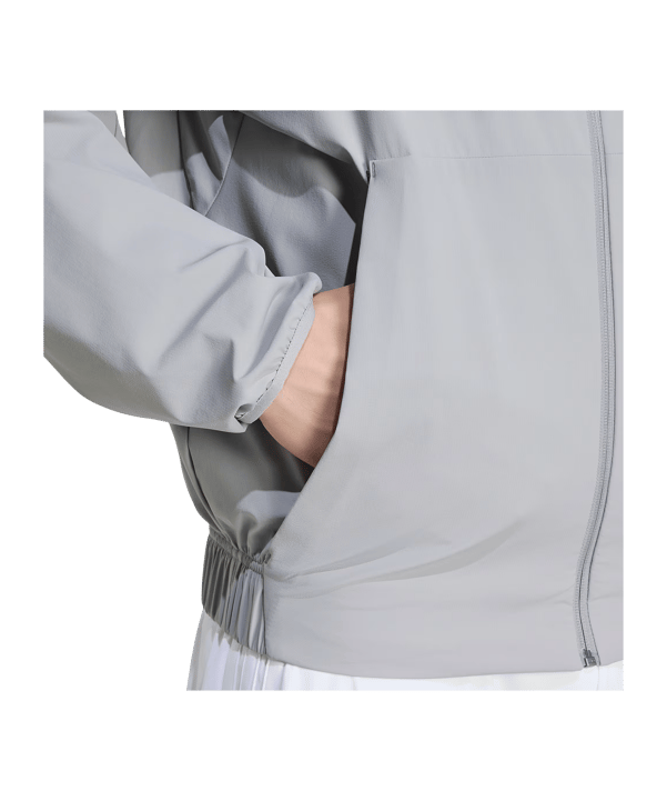 adidas Juventus Turin Anthem Jacke Kids Grau - grau