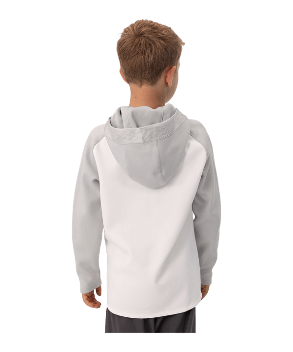 JAKO Icon Kapuzenjacke Kids Weiss Grau F016 - weiss