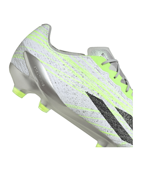 adidas X Crazyfast Strung+ FG Special Edition Weiss Schwarz - grau