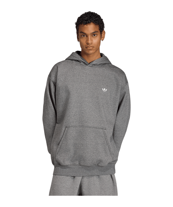 adidas Originals Trefoil Essentials Melange Loose Hoody Grigio - grigio