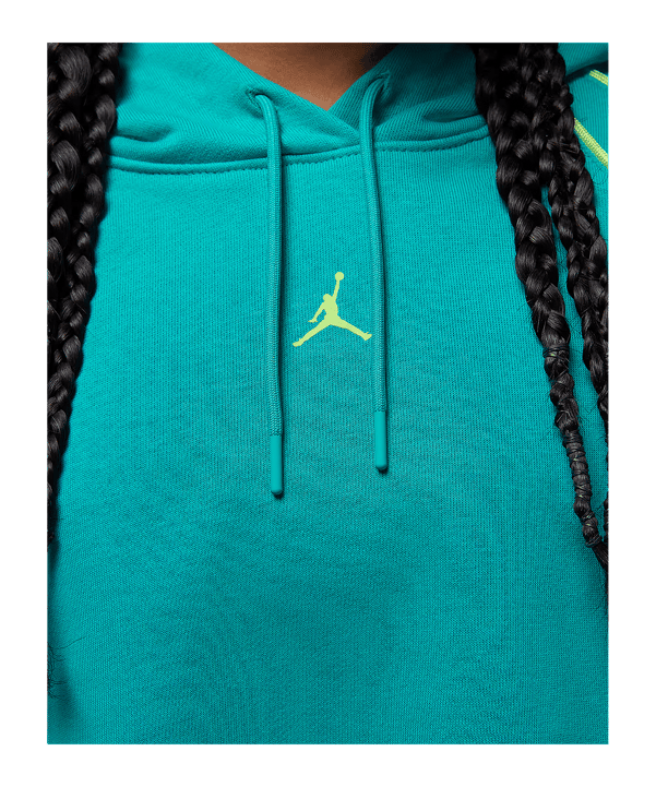 Jordan Crop Fleece Women Hoody Damen Blau F010 - blau