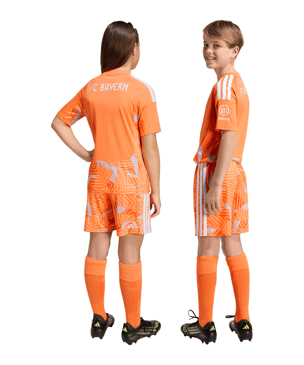 adidas FC Bayern München Torwartshort 2026/2027 Kids Orange - orange