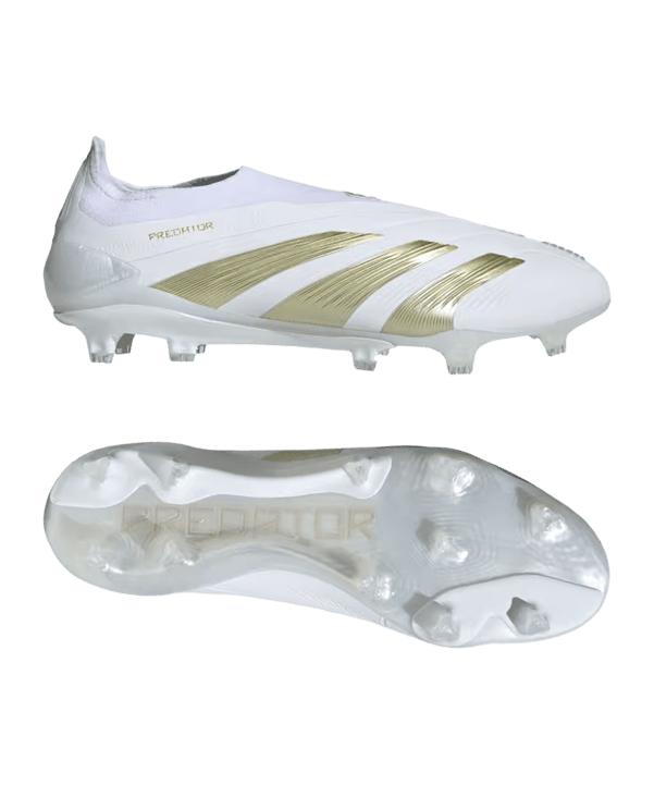 adidas Predator Elite LL FG Day Spark Weiss Gold - weiss