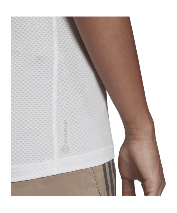 adidas Own Cooler T-Shirt Running Damen Weiss - weiss