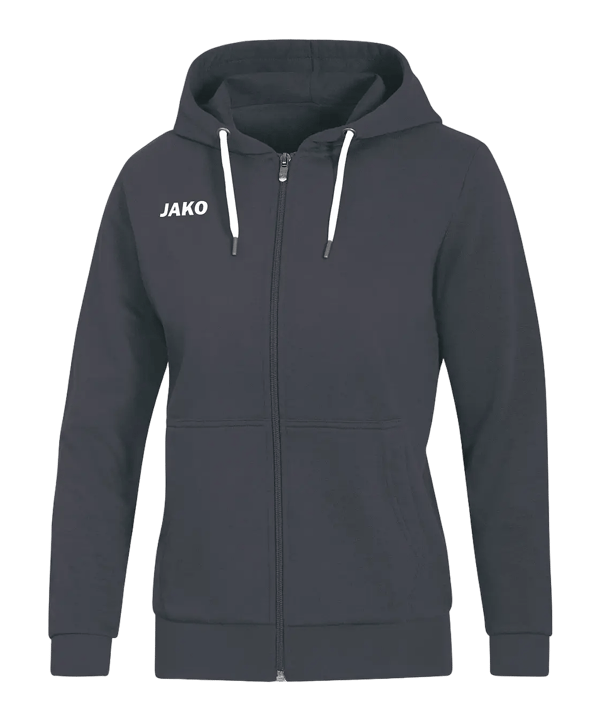 JAKO Base Giacca con cappuccio Donna Grigio C021 - grigio