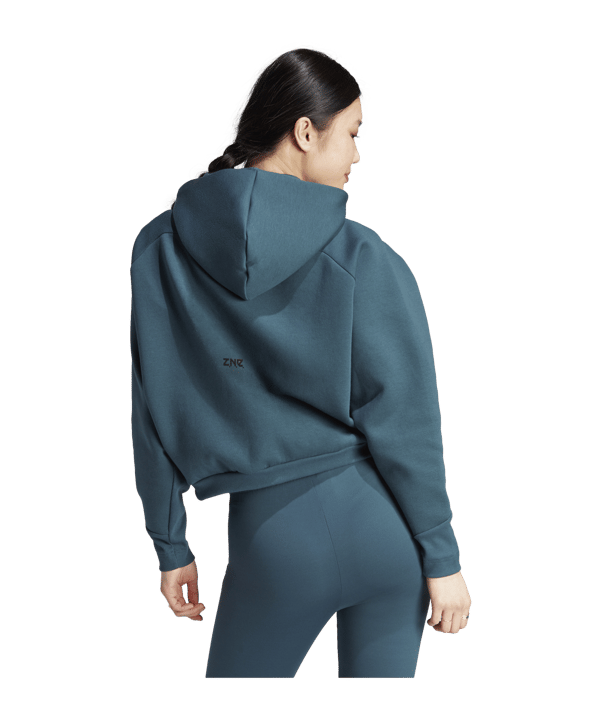 adidas ZNE Kapuzenjacke Damen Türkis - tuerkis