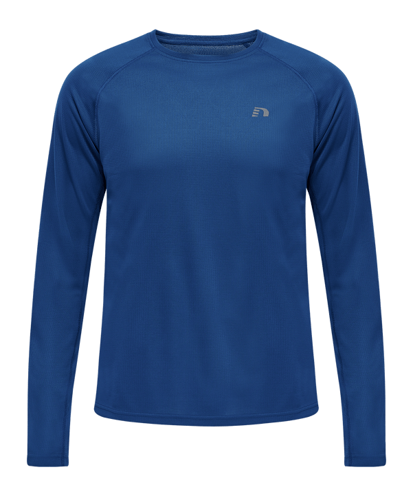 Newline Core Shirt langarm Running Blau F7045 - blau
