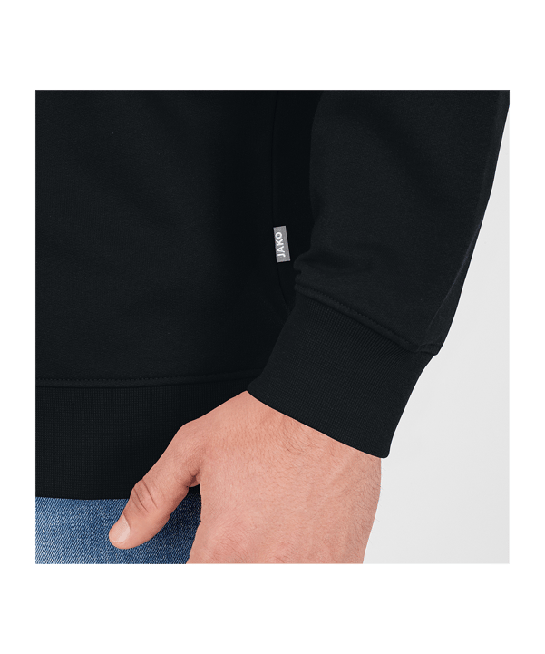 JAKO Doubletex Sweatshirt Schwarz F800 - schwarz