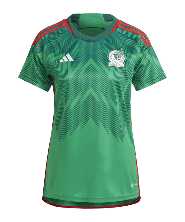 adidas Mexico Auth. Trikot Home WM 2022 Damen Grün - gruen