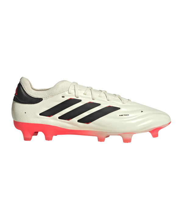 adidas COPA Pure 2 Elite KT FG Solar Energy Weiss Schwarz Rot - weiss