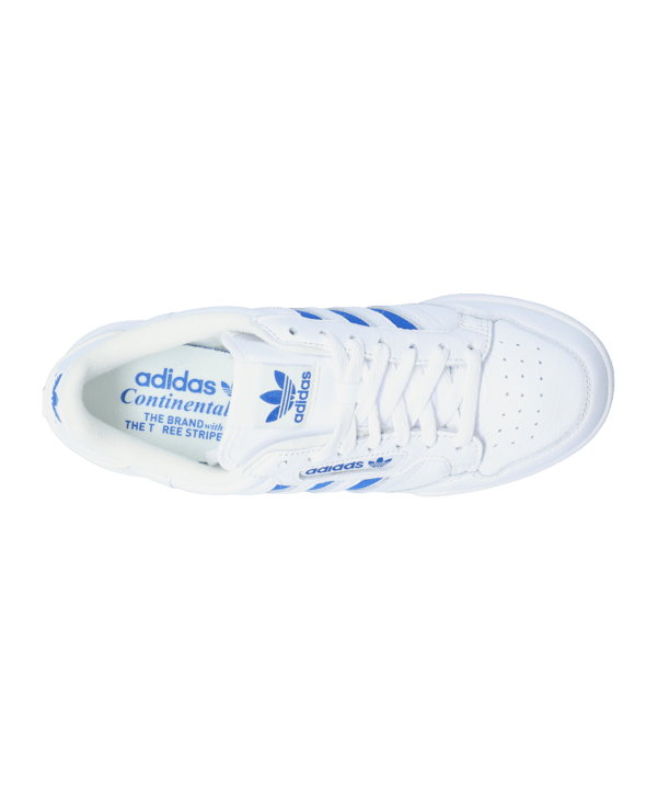adidas Originals Continental 80 Stripes Weiss Blau - weiss