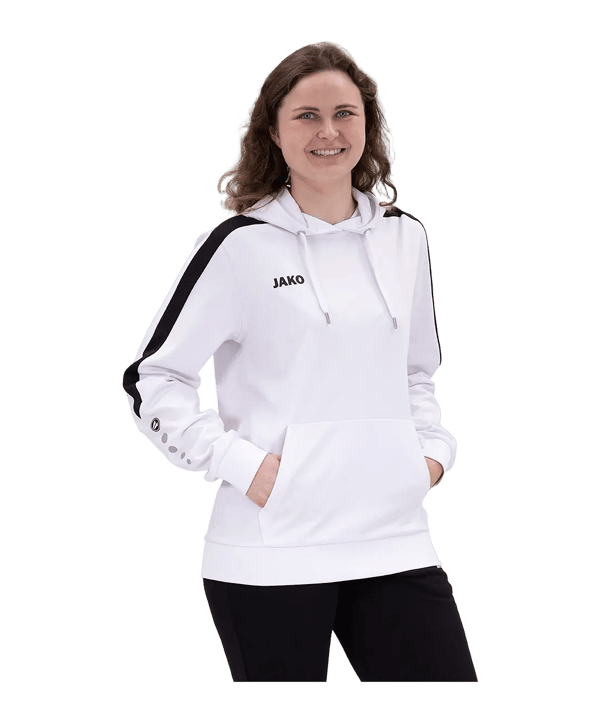 JAKO Power Hoody Dames Wit K6723 - wit