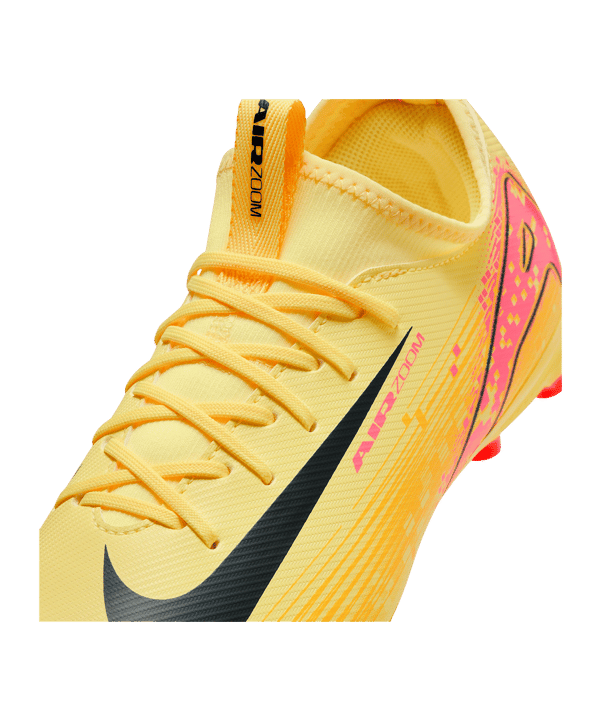 Nike Jr Air Zoom Mercurial Vapor XVI Academy FG/MG Mbappe Signature Kids Orange Blau F800 - orange