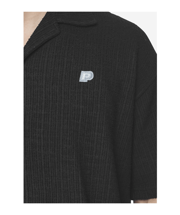 Pegador Libco Structured Knit Hemd Schwarz - schwarz
