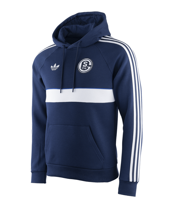 adidas Originals FC Schalke 04 Jas met capuchon Blauw - blauw