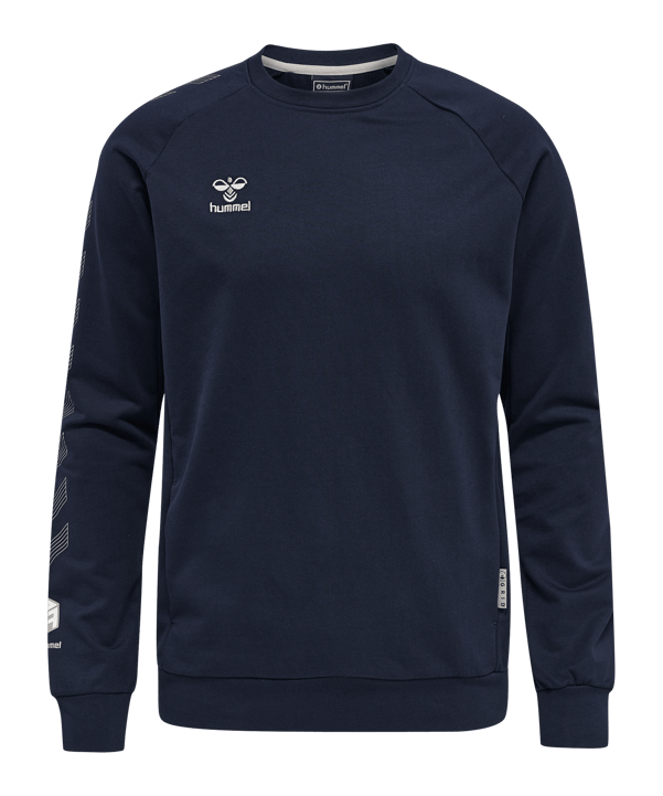 Hummel hmlMOVE Grid Sweatshirt Blau F7026 - blau
