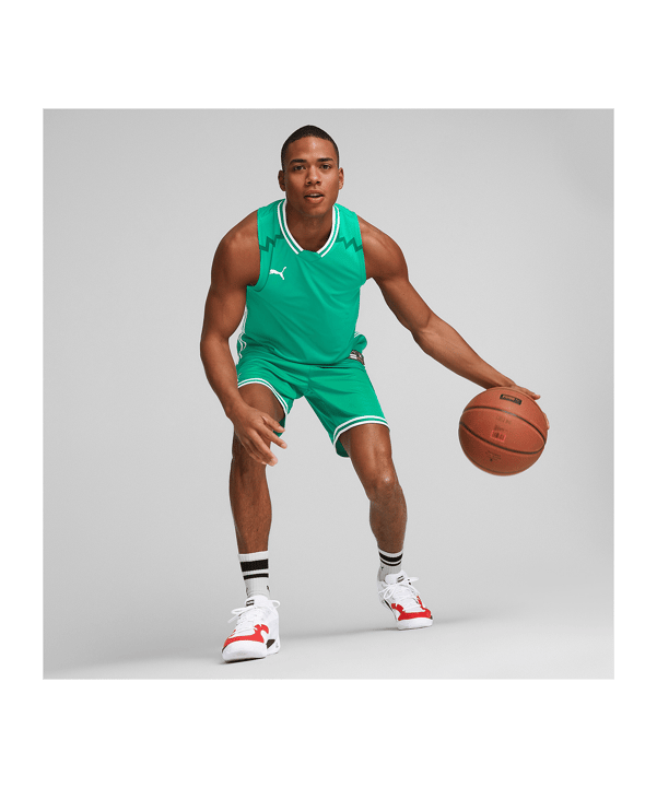 PUMA Hoops Team Game Trikot Grün F06