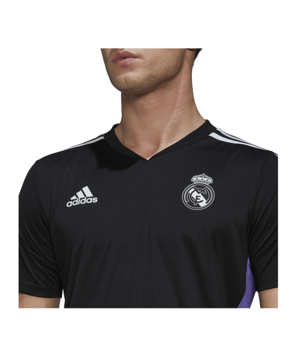 adidas Real Madrid Trainingsshirt Schwarz - schwarz