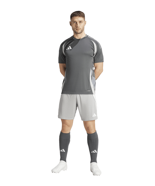 adidas Tiro 24 Short Grau Weiss - grau