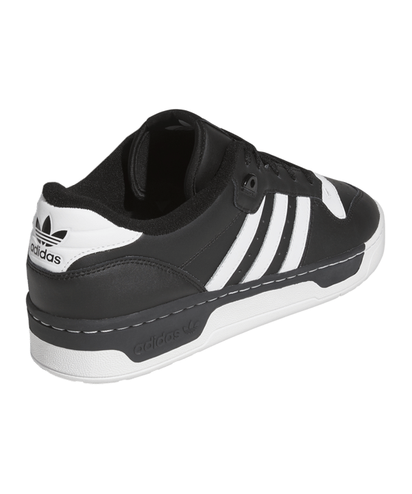adidas Originals Rivalry Low Schwarz Weiss - schwarz