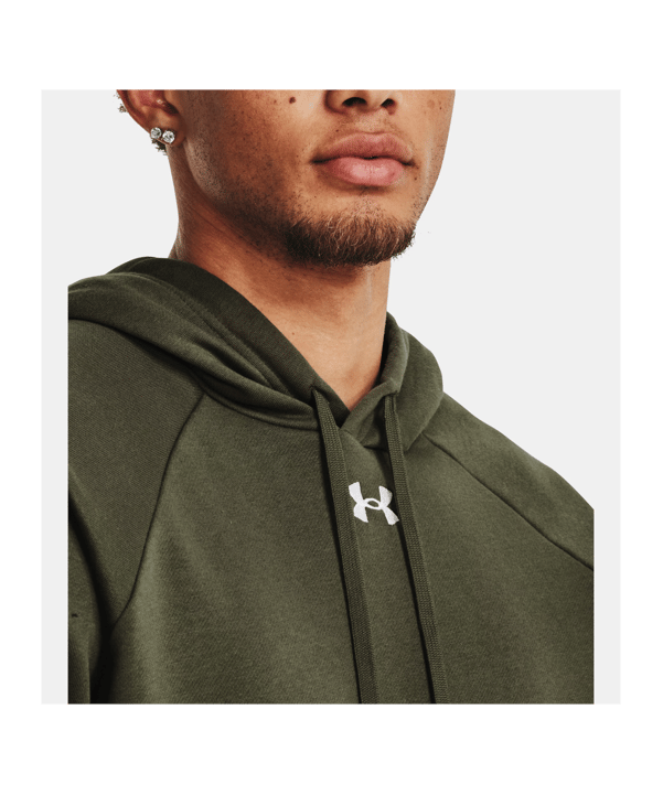 Under Armour Rival Fleece Hoody Grün F390 - gruen