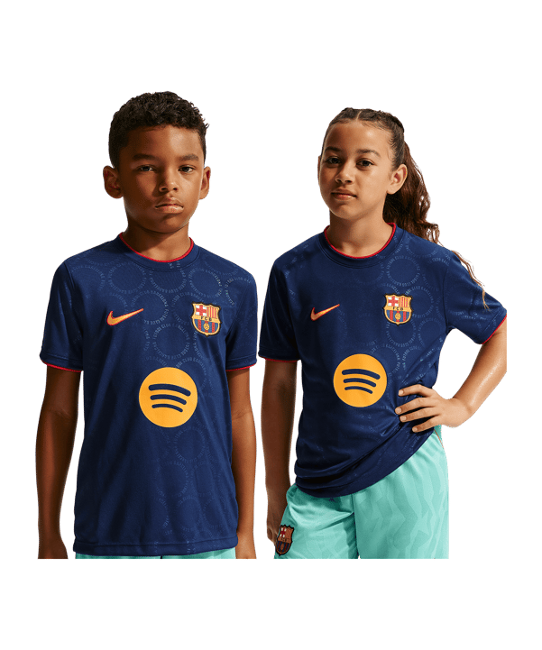 Nike FC Barcelona Prematch T-Shirt 2026/2027 Kids Blau F498 - blau