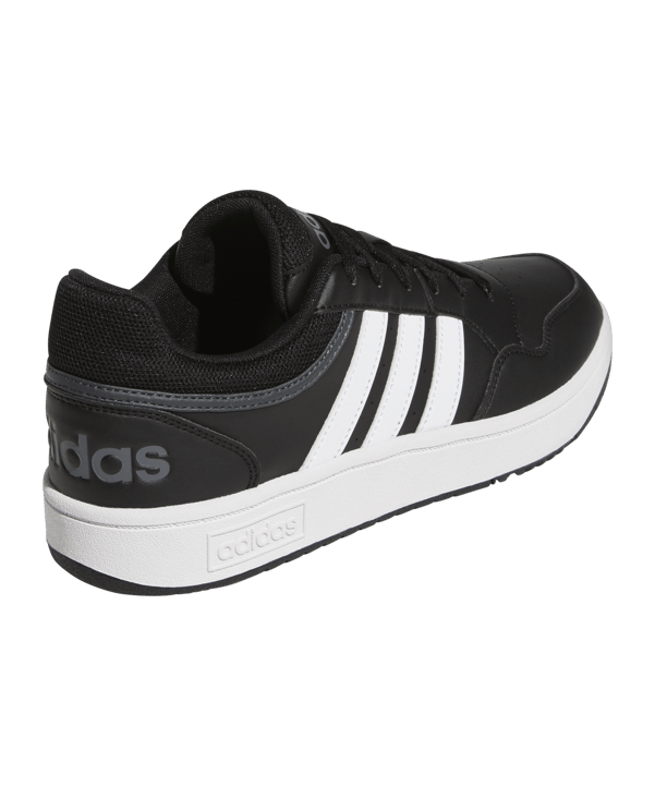adidas Hoops 3.0 Low Classic Vintage Schwarz - schwarz