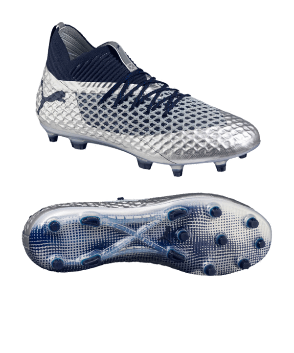 PUMA FUTURE 2.3 NETFIT FG/AG Kids Silber F03 - silber
