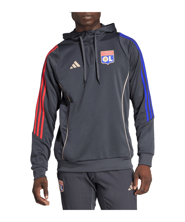 adidas Olympique Lyon Training Hoody Grau - grau
