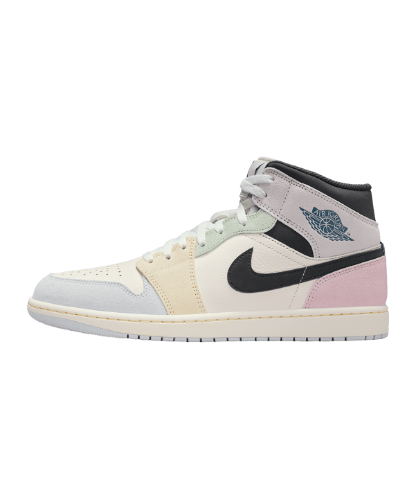 Jordan Air Jordan 1 Mid SE Sail Pastels Weiß F100 - weiss