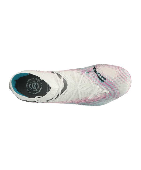 PUMA FUTURE 7 Ultimate Low FG/AG Phenomenal Weiss Schwarz Pink F01 - weiss