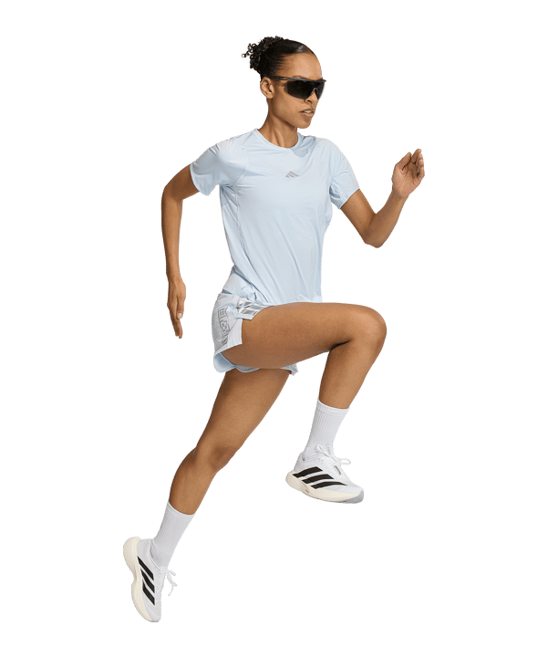 adidas Adizero Ekiden Hardloopshorts Dames Wit - wit