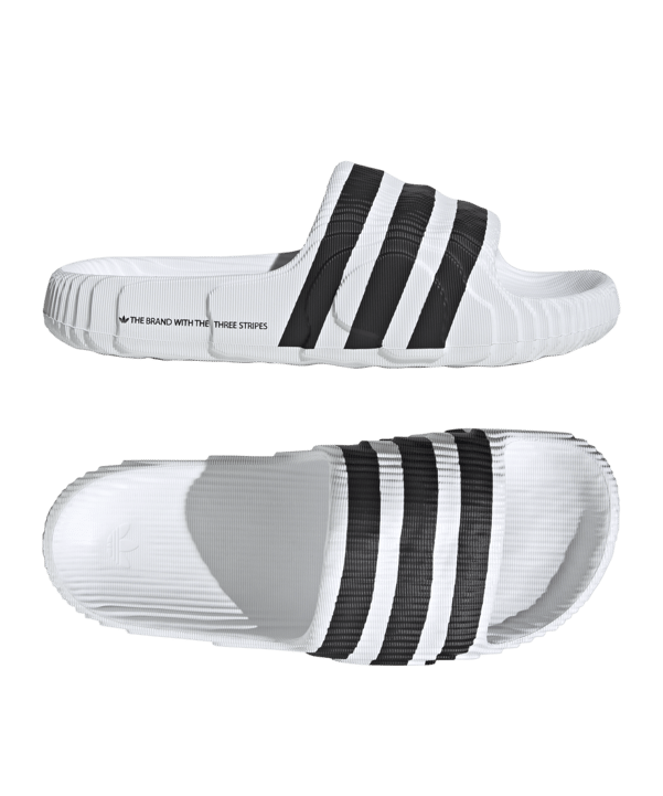 adidas Originals Adilette 22 Badelatsche Weiss - weiss