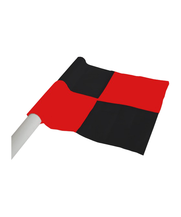 Cawila Eckfahne 45x45cm Schwarz Rot - schwarz