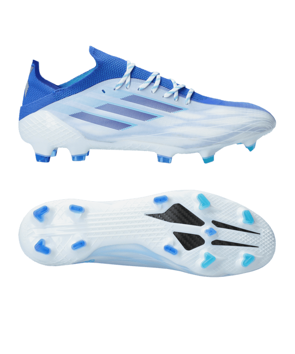 adidas X SPEEDFLOW.1 FG Diamond Edge Weiss Blau - weiss