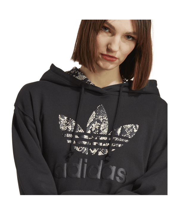 adidas Originals Logo Hoodie Black - schwarz