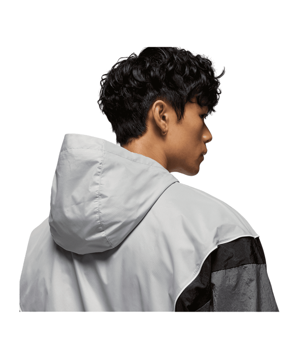 Jordan Brooklyn Draft Trainingsjacke Grau F077 - grau