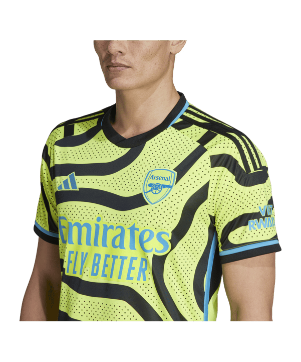 adidas FC Arsenal London Trikot Away 2023/2024 Gelb Schwarz - gelb