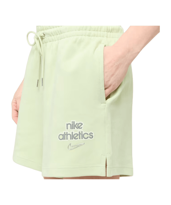 Nike Fleece Boyfriend Pantaloncini Donna Verde C371 - verde