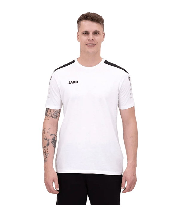 JAKO Power T-shirt Wit K6123 - wit