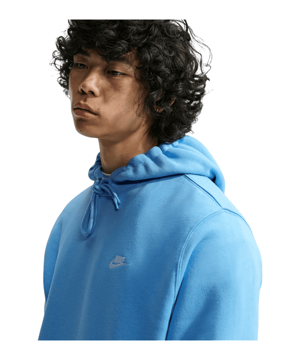 Nike Club Sweatshirt à capuche Bleu C497 - bleu