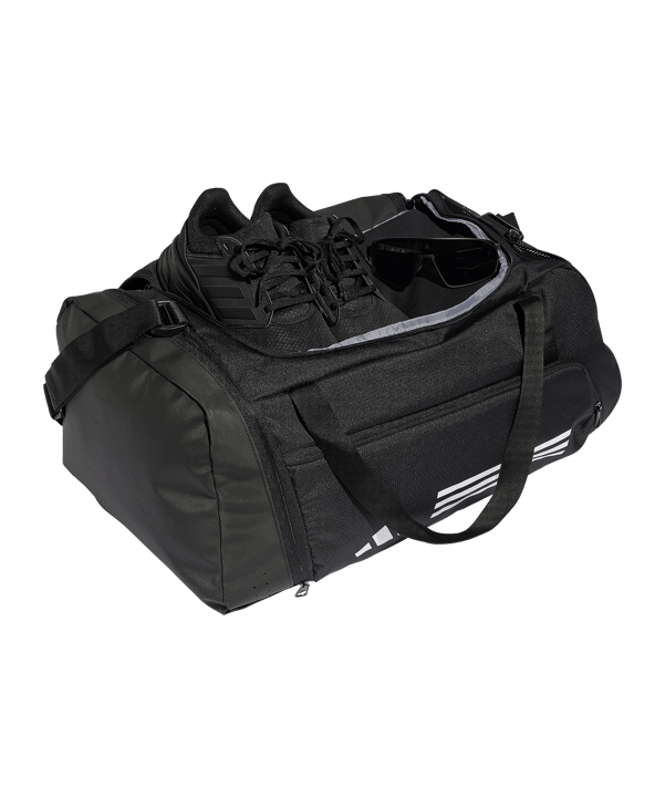 adidas Essentials 3-Stripes Reisetasche Schwarz - schwarz