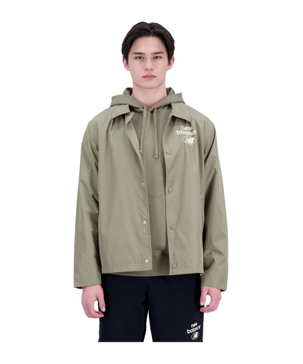 New Balance Reimagined Woven Jacke Grün FCGN - gruen