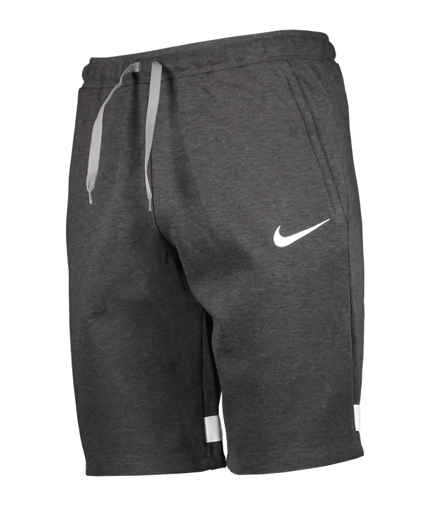 Nike Strike 21 Fleece Short Grau Weiss F011 - schwarz